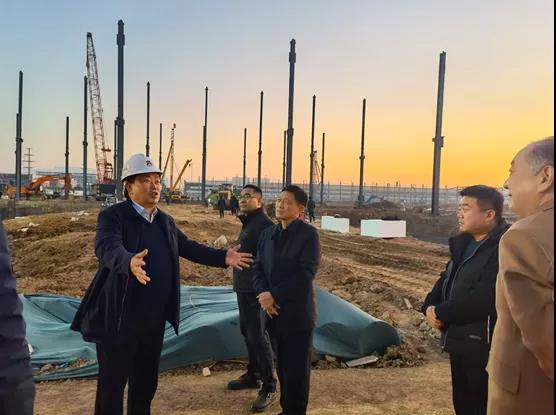 省發(fā)改委二級巡視員宋海平調研義瑞新材料項目